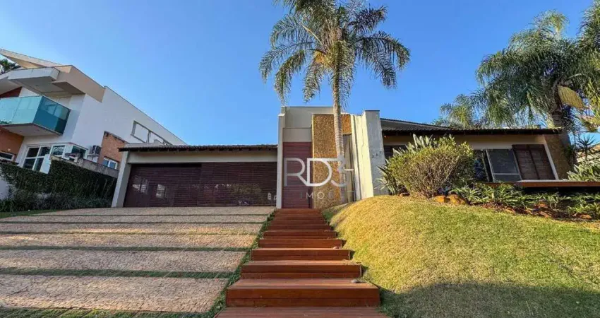 Sobrado com 5 dormitórios, 389 m² - venda por r$ 6.500.000,00 ou aluguel por r$ 22.000,00/mês - condomínio royal park - londrina/pr