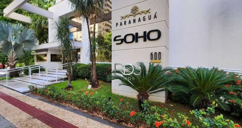 Apartamento com 1 dormitório, 56 m² - venda por r$ 490.000 ou aluguel por r$ 2.500/mês - centro - londrina/pr