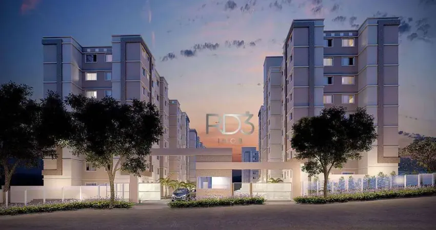 Apartamento com 2 dormitórios à venda, 47 m² por r$ 280.000,00 - lagoa dourada - londrina/pr