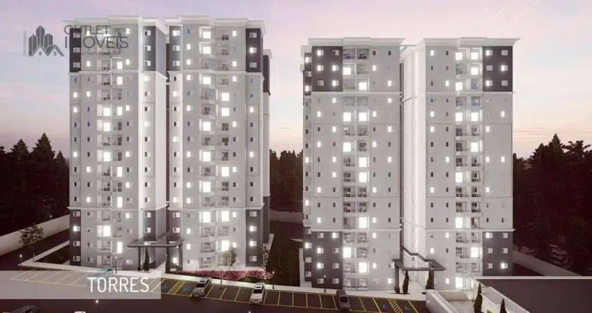 Apartamento com 2 dormitórios à venda, 61 m² por R$ 399.000 - Jardim dos Calegaris - Paulínia/São Paulo