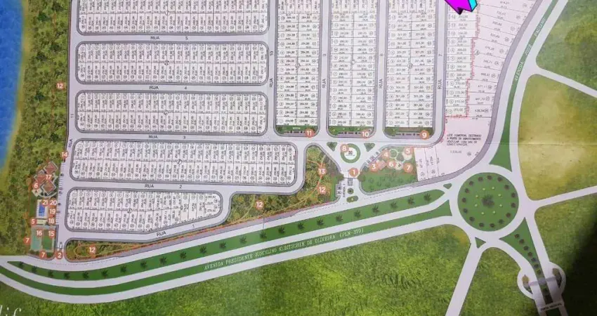Terreno à venda, 319 m² por R$ 689.000 - Parque Brasil 500 - Paulínia/SP