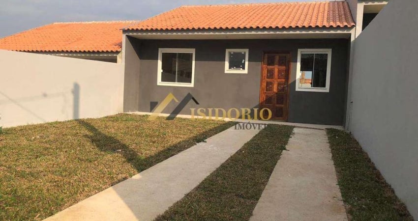 EXCELENTE CASA NOVA! 03 QTOS., VAGA DE GARAGEM, BEM LOCALIZADO.