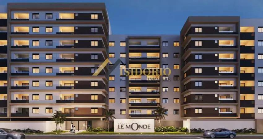 Apartamento no portão! 02 quartos, suíte, sacada c/ churras.