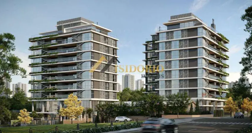 Apartamento no mercês! 03 suítes, sacada c/ churras., 03 gar