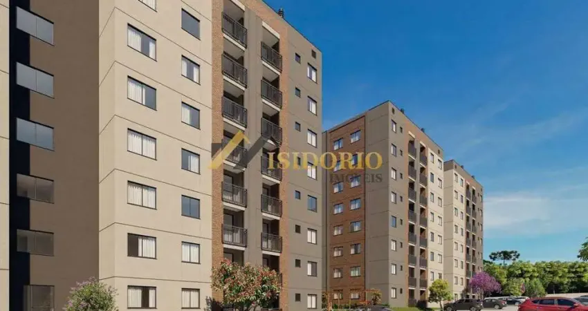 Apartamento no costeira! 02 quartos, sacada c/ churras., gar