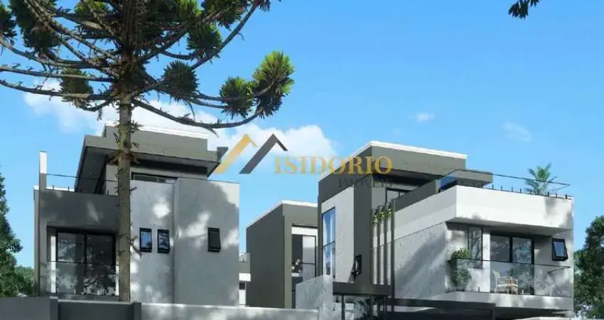 Casa no centro de são josé dos pinhais! 03 suítes, terraço, gar