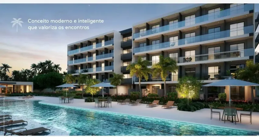 6% de entrada na planta, 1 e 2 qts, com varanda, lazer completo, praia dos carneiros