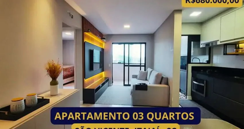 Apartamento para Venda em Itajaí, São Vicente, 3 dormitórios, 1 suíte, 2 banheiros, 1 vaga