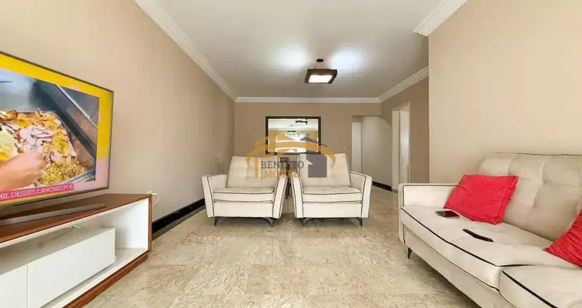 Apartamento para venda, praia grande, canto do forte, com 3 dormitórios, sendo 1 suite, 2 vagas de garagens demarcadas, vista para o mar, mobiliado.