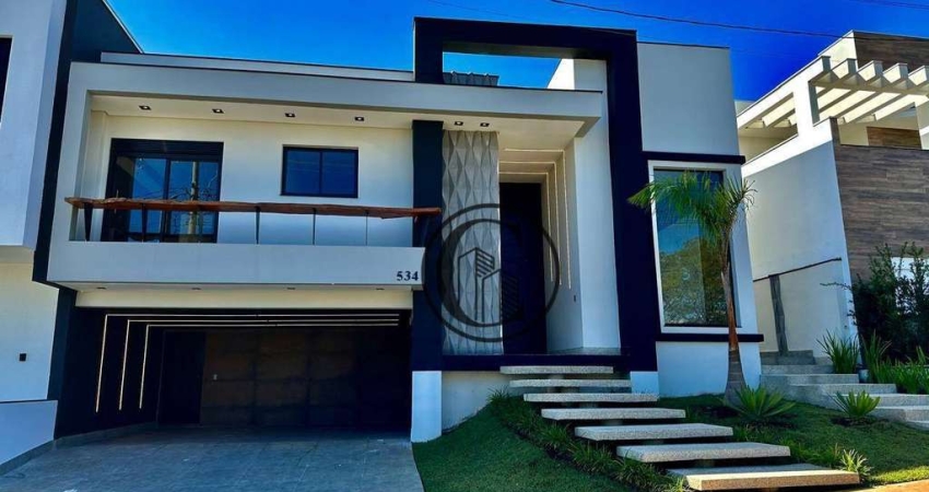 Sobrado com 3 Quartos Suítes, 274 m² por R$ 2.230.000 - Condomínio Ibiti Reserva - Sorocaba/SP