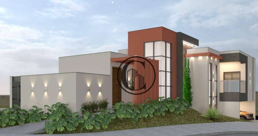 Casa com 3 dormitórios à venda, 177 m² por R$ 795.000 - Condomínio Sunlake Residencial - Votorantim/SP