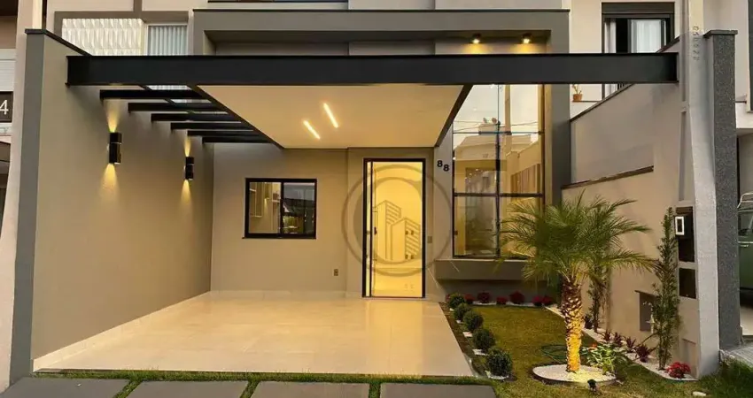 Casa com 3 quartos à venda, 125 m² por r$ 1.270.000 - condomínio vila ytu - indaiatuba/sp