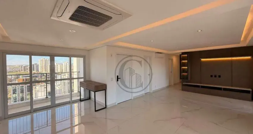 Apartamento com 3 dormitórios para alugar, 166 m² por r$ 11.000,00/mês - tom jobim campolim - sorocaba/sp