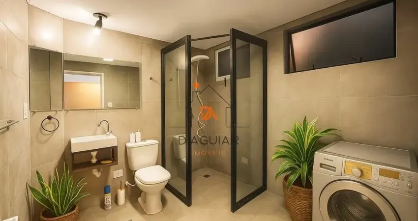 Apartamento mobiliado no carandiru, com um quarto, sala e cozinha