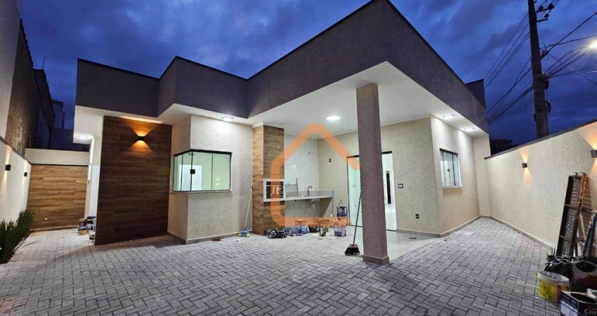 Casa com 3 dormitórios à venda, 132 m² por R$ 660.000 - Parque Real - Pouso Alegre/MG