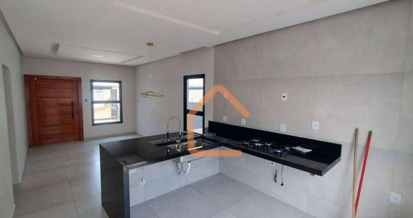 Casa com 3 dormitórios à venda, 91 m² por R$ 510.000 - Parque Real - Pouso Alegre/MG