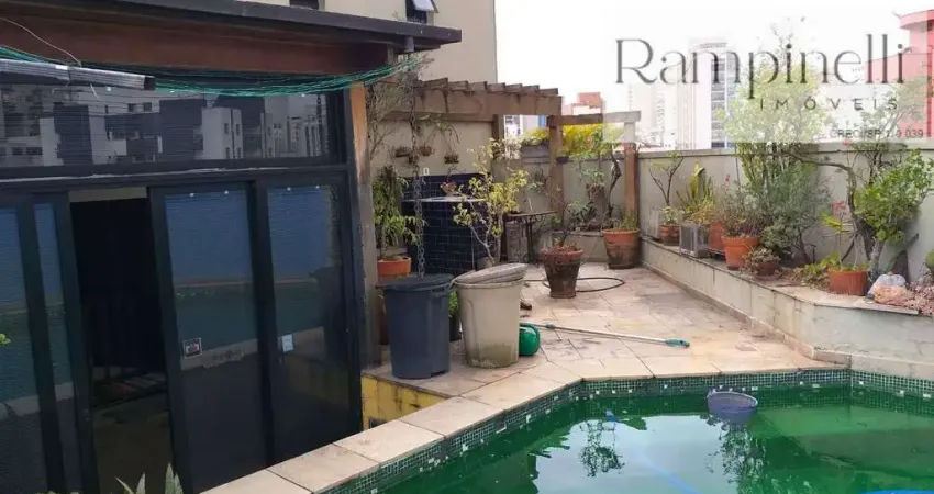 Apartamento duplex em cobertura com piscina 262 m2 de area total !!