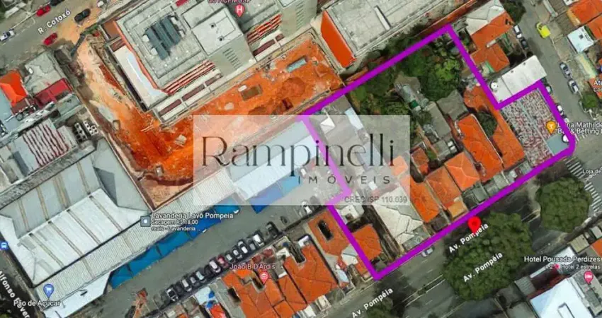 Terreno à venda na Avenida Pompéia, Pompéia, São Paulo