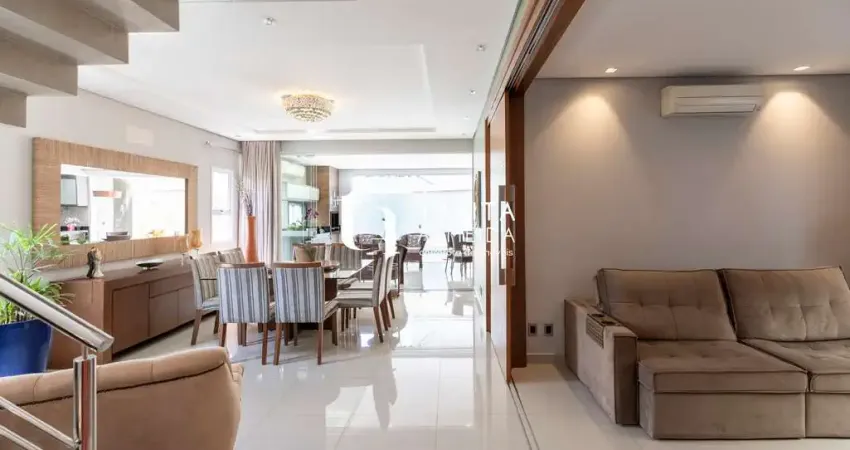 Pitangueiras - sobrado a venda: 03 suítes com closet, escritório e dormitório andar inferior, piscina - recreio das acácias