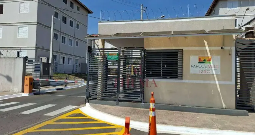 Apartamento para alugar, 2 quartos, residencial parque ville, jardim nova suíça - piracicaba/sp.