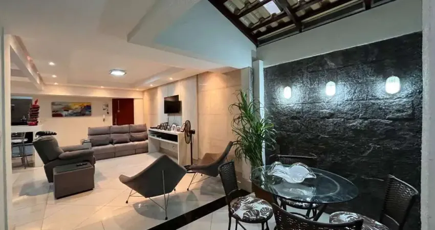 Apartamento de 3 quartos com área gourmet e elevador na Vila Belo Horizonte, Divinópolis-MG: 123m², suíte, ar condicionado.