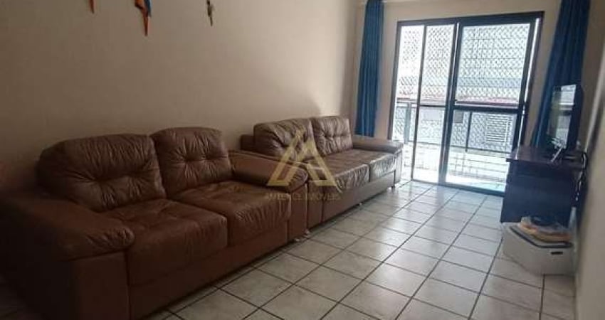 Aluguel de Apartamento mobiliado na Guilhermina, Praia Grande-SP: 1 Quarto, 2 Salas, 1 Vaga de Garagem, 58m²