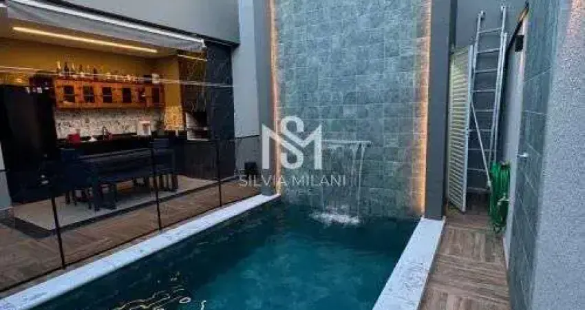 Condomínio Residencial Mantova Indaiatuba - Casa com 03 dormitórios e piscina - Condomínio Mantova -Indaiatuba/SP