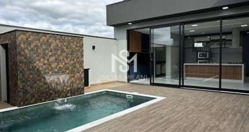 Condomínio Dona Maria Cândida Indaiatuba/SP - Casa em Condomínio  com 03 suítes, escritório e piscina - Indaiatuba /SP