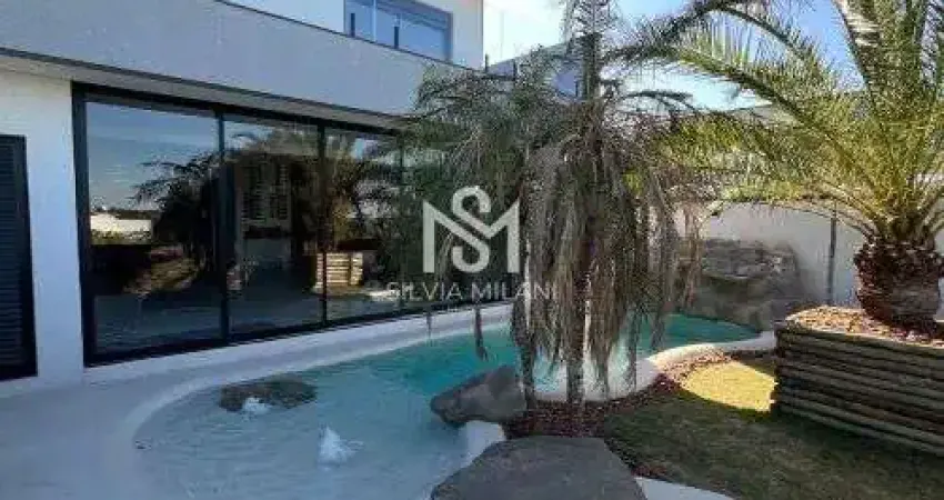 Condomínio jardins di roma - casa de condomínio com 04 suítes, elevador e piscina natural em indaiatuba/sp