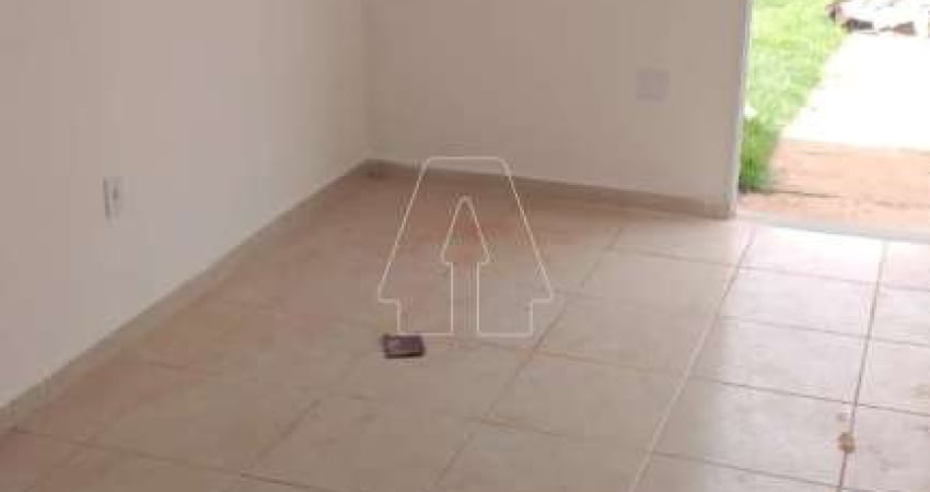 Casa com 2 quartos para alugar no Residencial Sylvio José Venturolli, Araçatuba 