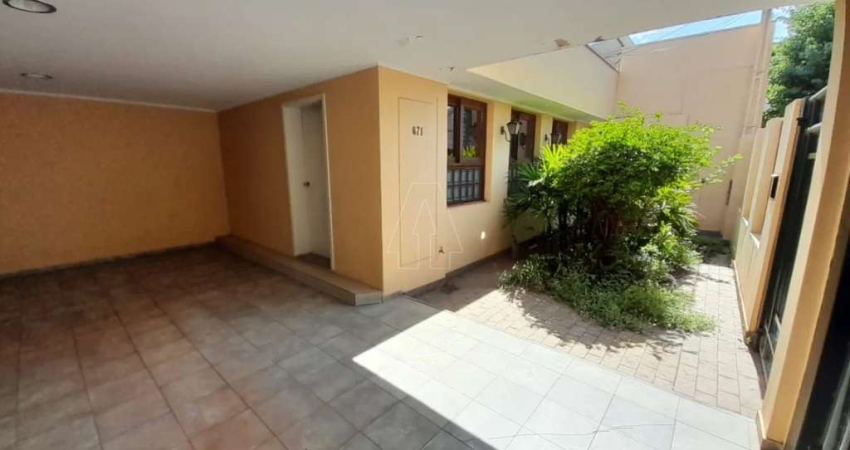 Casa com 4 quartos para alugar no Centro, Araçatuba 