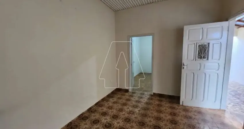 Casa com 2 quartos para alugar no Bairro das Bandeiras, Araçatuba 