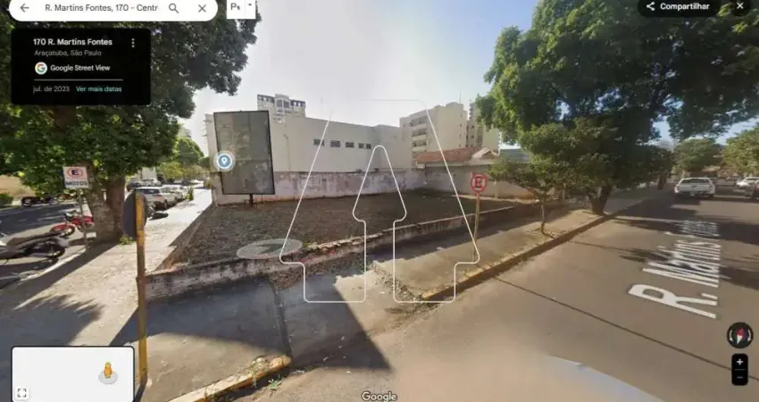 Terreno à venda na Doutor Martins Fontes, 170, Centro, Araçatuba