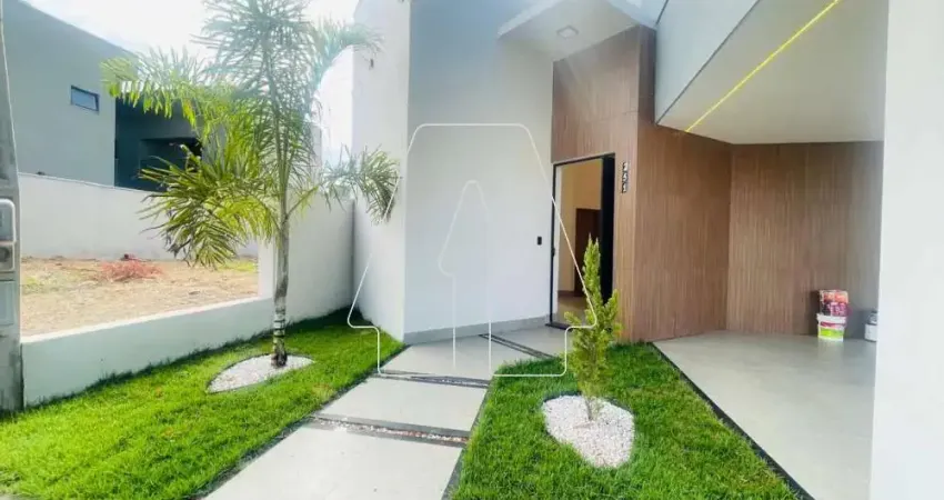 Casa em condomínio fechado com 3 quartos à venda na Aguinaldo Fernando dos Santos, s/n, Aeroporto, Araçatuba