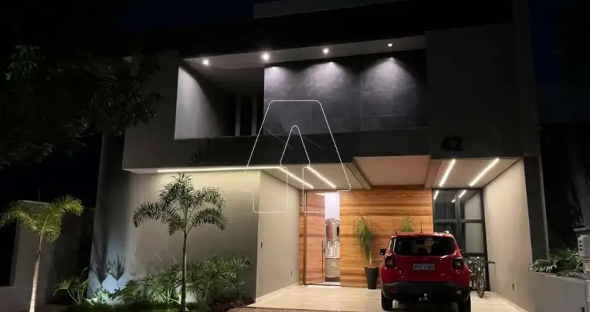 Casa em condomínio fechado com 3 quartos à venda na dos Fundadores, 1391, Santa Luzia, Araçatuba