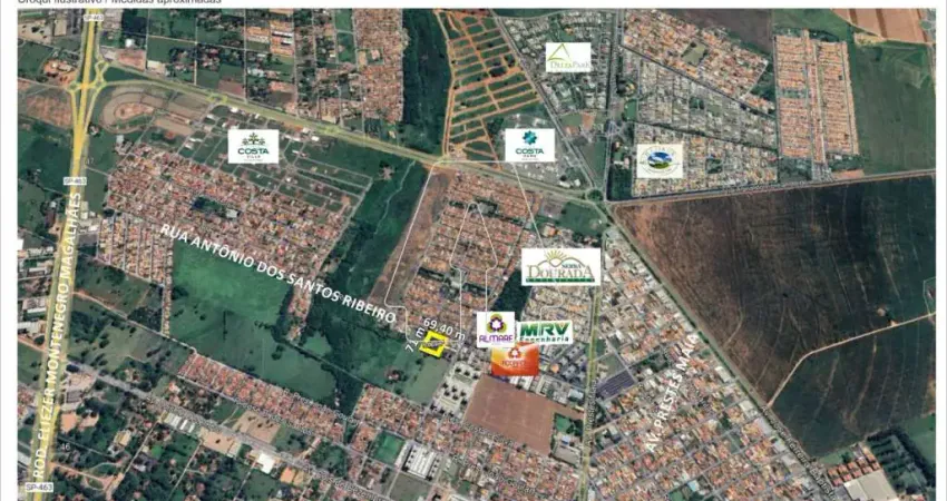 Terreno à venda na Antônio dos Santos Ribeiro, s/n, Conjunto Habitacional Doutor Antônio Villela Silva, Araçatuba