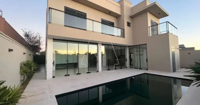 Casa em condomínio fechado com 3 quartos para alugar na Senador Teotônio Vilela, 105, Alvorada, Araçatuba