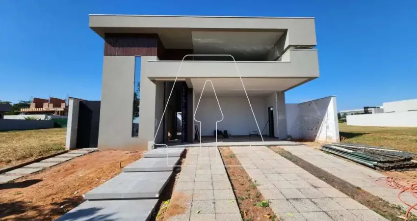 Casa em condomínio fechado com 3 quartos à venda na Senador Teotônio Vilela, Km 9 S/N, Alphaville Araçatuba 2, Araçatuba