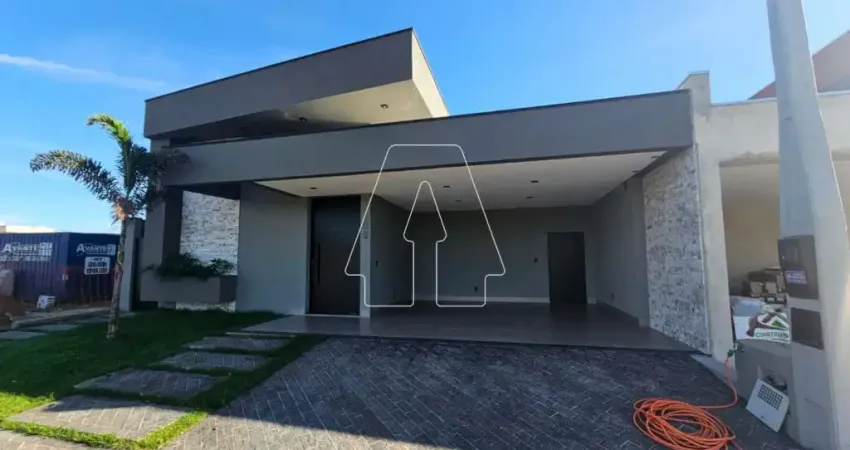 Casa em condomínio fechado com 3 quartos à venda na José Ferreira da Nascimento, 500, Concórdia IV, Araçatuba