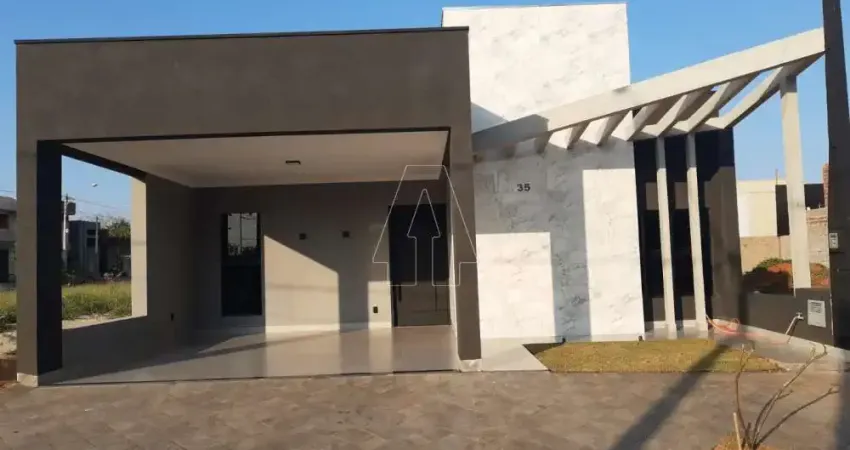 Casa em condomínio fechado com 3 quartos à venda no Aeroporto, Araçatuba