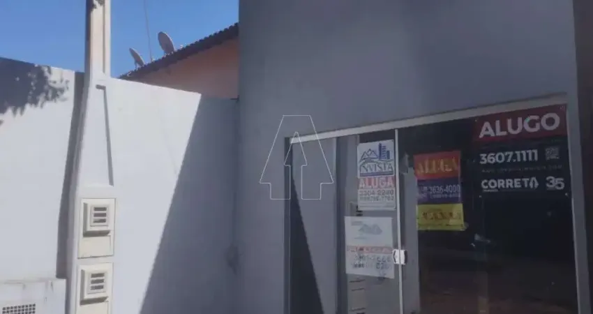 Sala comercial para alugar na Atílio Pinholi, 94, Jussara, Araçatuba