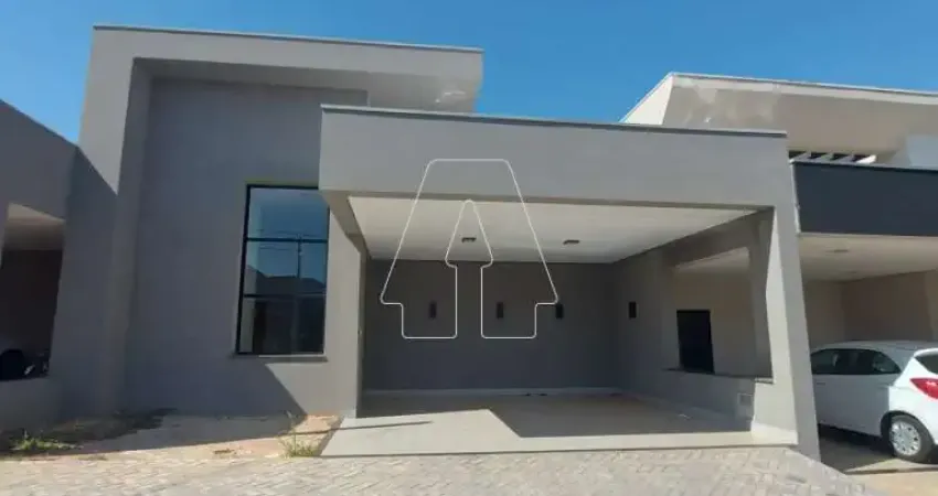 Casa em condomínio fechado com 3 quartos à venda na Aguinaldo Fernando dos Santos, s/n, Aeroporto, Araçatuba