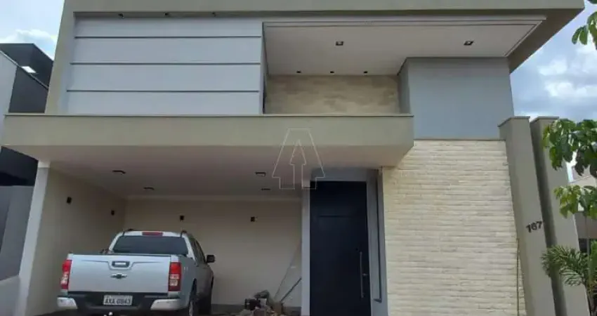 Casa em condomínio fechado com 3 quartos à venda na dos Fundadores, 1391, Santa Luzia, Araçatuba