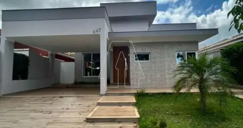 Casa em condomínio fechado com 3 quartos para alugar na Olegário Ferraz, 447, Aeroporto, Araçatuba
