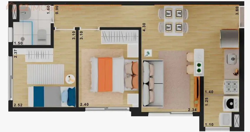 Apartamento com 2 quartos à venda na Rua da Mooca, 1986, Mooca, São Paulo