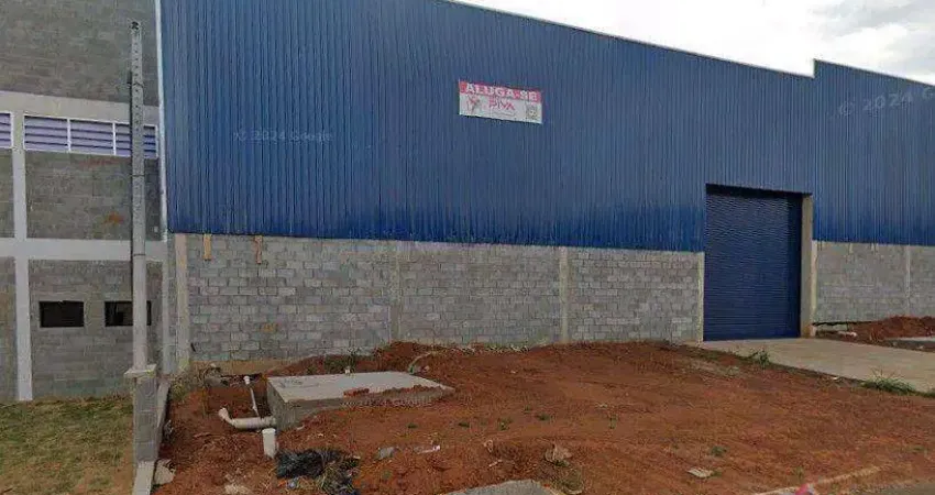 Barracão para alugar, 850 m² por r$ 10.600,00/mês - loteamento industrial anhanguera - leme/sp