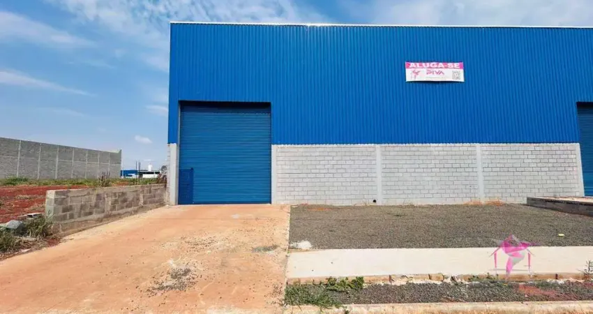 Barracão para alugar, 850 m² por r$ 10.600,00/mês - loteamento industrial anhanguera - leme/sp