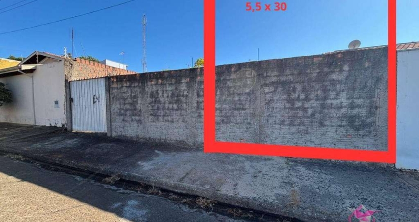 Terreno à venda, 165 m² por R$ 99.000 - Jardim Santana - Leme/SP