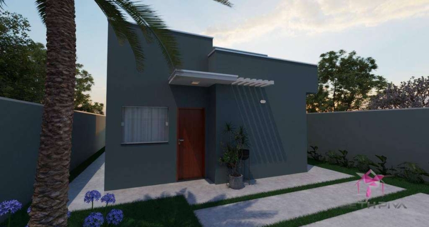 Casa com 2 dormitórios à venda, 50 m² - Jardim Verona II - Pirassununga/SP