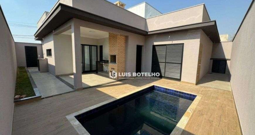 Casa térrea no Condomínio Soleil Piracicaba com 3 suítes e 4 vagas de garagem - R$ 1.200.000,00